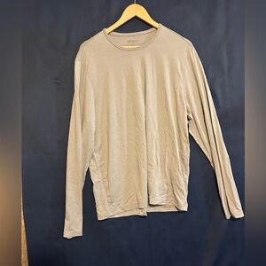 UNTUCKit Shirt Mens Grey Long Sleeve Crewneck Cotton Style merille